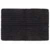 Shaw Living Saville Nylon 17-Inch by 24-Inch Bath Rug, Black