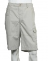 Perry Ellis Men's Beige Flat Front Walking Shorts