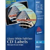 Avery Full-Face CD Labels for Inkjet Printers, Glossy White, 20 Disc Labels and 40 Spine Labels (08944)