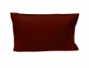 Alok International 500-110040 500 Thread Count Tuxedo Stripe Cotton Pillowcases, King, Claret