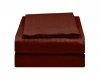 Alok International 450-100048 450 Thread Count Cotton Duvet Set, King, Claret