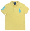 Polo Ralph Lauren Boys Mesh Big Pony Logo Polo Shirt - S (8)