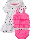 Carters Flamingo Collection Swimsuit Set PINK 12 Mo