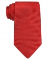 Pinstripes put a new spin on the business basic with this handsome Sean John silk tie.