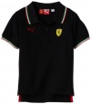 Puma - Kids Boys 2-7 Little Ferrari Polo, Black, 6