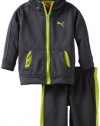 Puma - Kids Baby-boys Infant Pieced Fleece Set, Gray, 18 Months