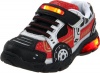 Stride Rite Vroomz Fire Truck Lighted Sneaker (Toddler/Little Kid),Red/Silver,10.5 W US Little Kid