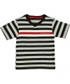 Sean John Outlier V-Neck T-Shirt (Sizes 2T - 4T) - black, 3t