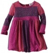 Splendid Littles Baby-Girls Newborn Shimmer Stripe Dress, Glitter, 18-24