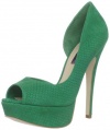 Steven by Steve Madden Women's Amplifyd Pump,Green Nubuck,9 M US