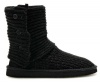 UGG® Australia Classic Cardy Black 6 Kid Boots