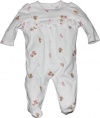 Ralph Lauren Layette Girl's Ballerina Bear Print Coverall (6 Month)