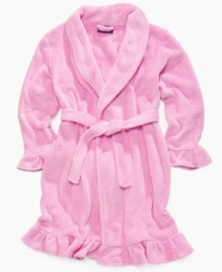 Pamper your princess with this darling plush robe from So Jenni.