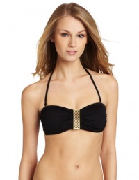 La Blanca Women's Renew and Refresh Cup Bandeau Bra, Black, 10