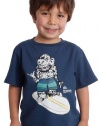 Quiksilver Boys 2-7 Simple Thing Kids Tee, Navy, 5/Small