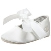 Ralph Lauren Layette Briley Ballet Crib Shoe (Infant/Toddler),Champagne Satin,2 M US Infant