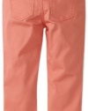 7 For All Mankind Girls 7-16 Skinny Crop And Roll Legging, Burnt Coral, 12