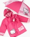 She'll never want the rain to go away when she can greet it with this sweet Hello Kitty umbrella!