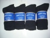 Diabetic CREW Socks MEN XL, sock size 13-15, 1 dozen Pairs Black