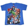 Marvel Boys 8-20 Brazen Heroes Tee,Royal,Small