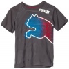 Puma - Kids Boys 2-7 Light Cat Tee, Castlerock, 6