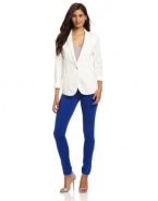 Calvin Klein Jeans Women's Mixed Media Blazer