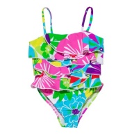 Carter's Baby-girls Infant 1 Piece Print Swimsuit, Multi, 18 Months