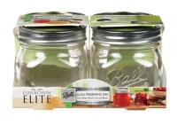 Ball Canning Wide Mouth Pint Platinum Jar 16 oz. 4-Count