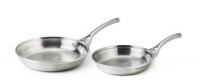 Calphalon Contemporary Stainless 8 & 10 Inch Fry Pan Set