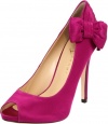 Ivanka Trump Women's Ciry Peep-Toe Pump,Hot Pink,8.5 M US