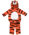 Put some bounce in his step with this fun 2-piece tiger hoodie and pant Halloween costume from Carter's. (Clearance)