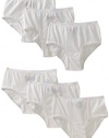 Fruit of the Loom Girls 4-16x 6 Pack Girls White Cotton Brief