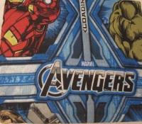 Marvel THE AVENGERS Full Size 4 Piece Sheets Set Cotton Rich