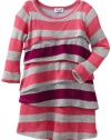 Splendid Littles Baby-girls Newborn Platinum Stripe Dress, Pink/Purple, 3-6 Months