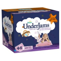 Pampers Underjams Girl Diapers Big Pack Size S/M 46 Count