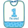 1st Birthday Bib Vinyl 1st Boy - Each