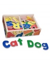 52 brightly colored magnetic upper AND lowercase letters in a handy divided wooden case. Ideal for letter recognition, matching and stenciling, children will enjoy a variety of activities with these must-have letters!