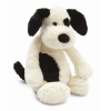 Jellycat Bashful Black & Cream Puppy Medium