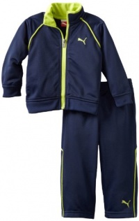 Puma - Kids Baby-boys Infant Tech Tricot Set, Navy, 18 Months