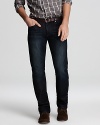 Bolster your jeans portfolio with this classic pair from Paige Denim, washed dark for your nighttime repertoire.