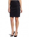 Calvin Klein Women's Pencil Skirt With Patch Pockets, Navy, 2