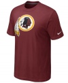 Go big! Display your love for the Washington Redskins loud and proud in this oversized-logo t-shirt from Nike.