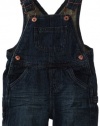 Levi's Baby-boys Infant Shortall With Logo Snaps, Highway, 18 Months