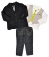 Kenneth Cole Boys 2-7 Blazer with Shirt and Jean