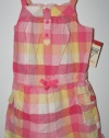 OshKosh B'Gosh Shortalls - Pink Plaid