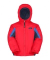 The North Face Out Of Bounds Insulated Jacket - Toddler Boys' Fiery Red/Deep Water Blue, 3T