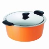 Kuhn Rikon Hotpan Braiser 4.8 Quart, Orange