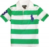 Polo Ralph Lauren Toddler Boy's Striped Big Pony Rugby, Tiller Green, 4