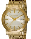 Burberry Men's BU1393 Heritage Gold-Plated Stainless Steel Gold Dial Watch