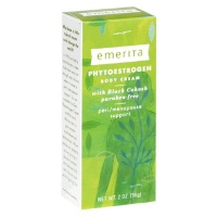 Emerita Phytoestrogen Body Cream with Black Cohosh, 2-Ounce Tube